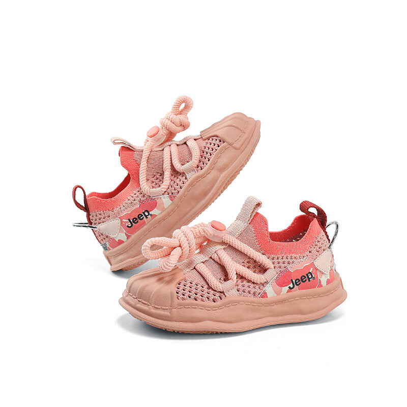 Кроссовки Jeep Kids Lifestyle Shoes Kids Low-top Pink, бордовый/красный — фото 4