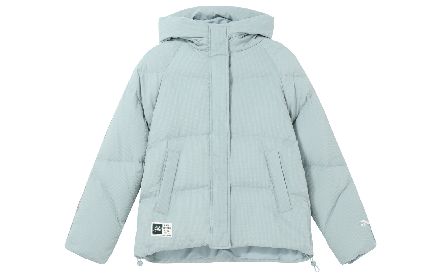 

Пуховик Anta Life Collection женский крабовый панцирь зеленый