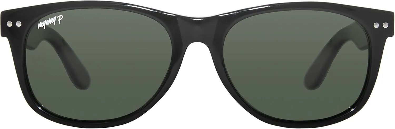 

Солнцезащитные очки Myway класса люкс со стеклянными линзами для мужчин и женщин, для бега, рыбалки, гольфа, с возможностью выбора поляризованных линз, Black P