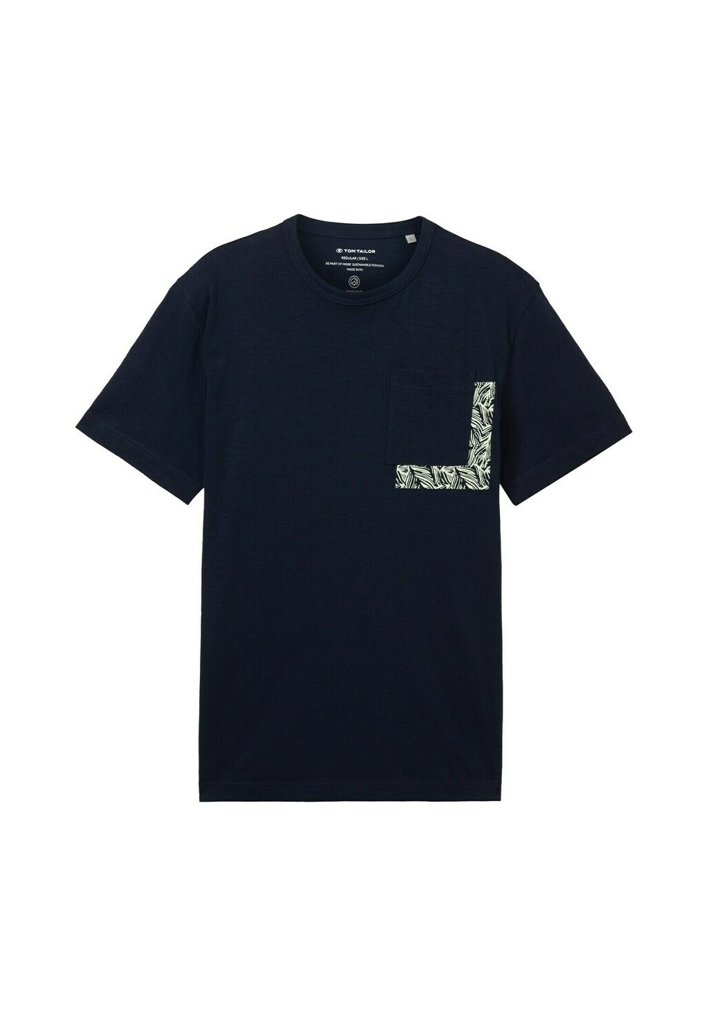 

Футболка с принтом TOM TAILOR, темно-синий