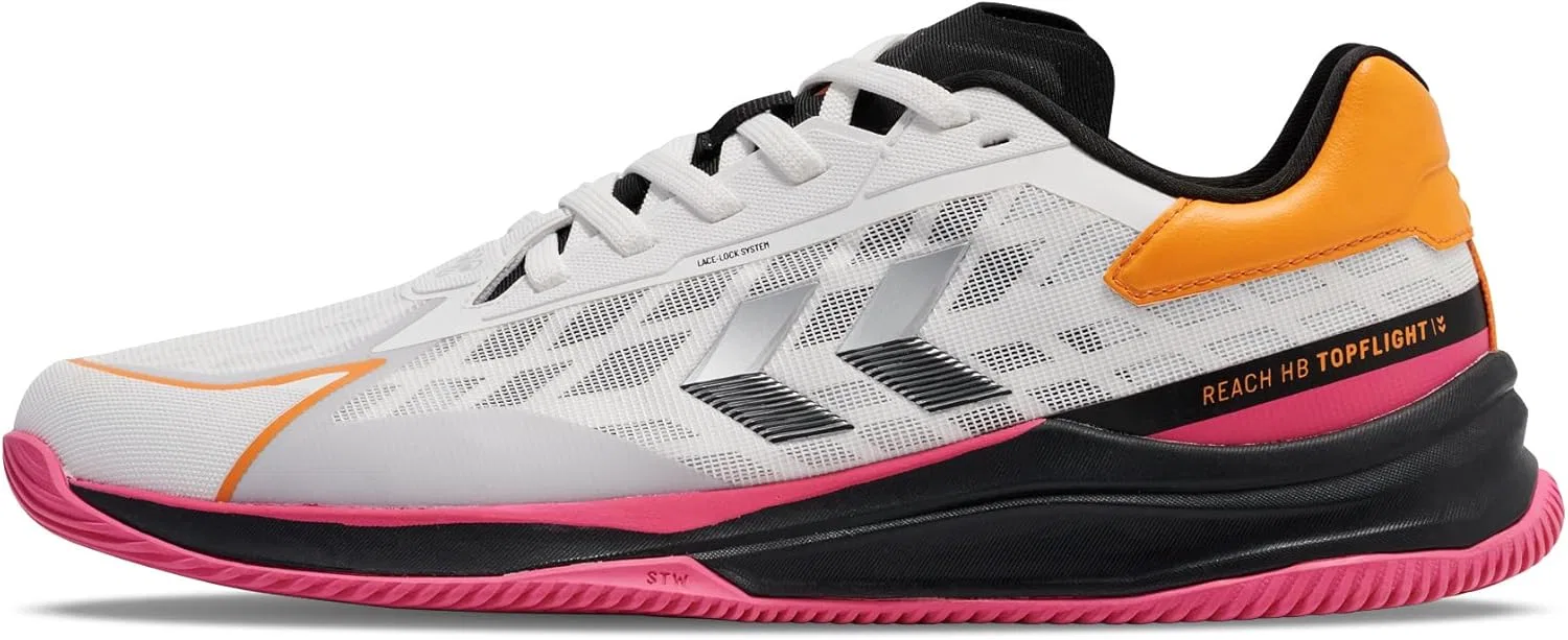 Кроссовки для гандбола Hummel Hb Topflight для взрослых, White Multi-Coloured