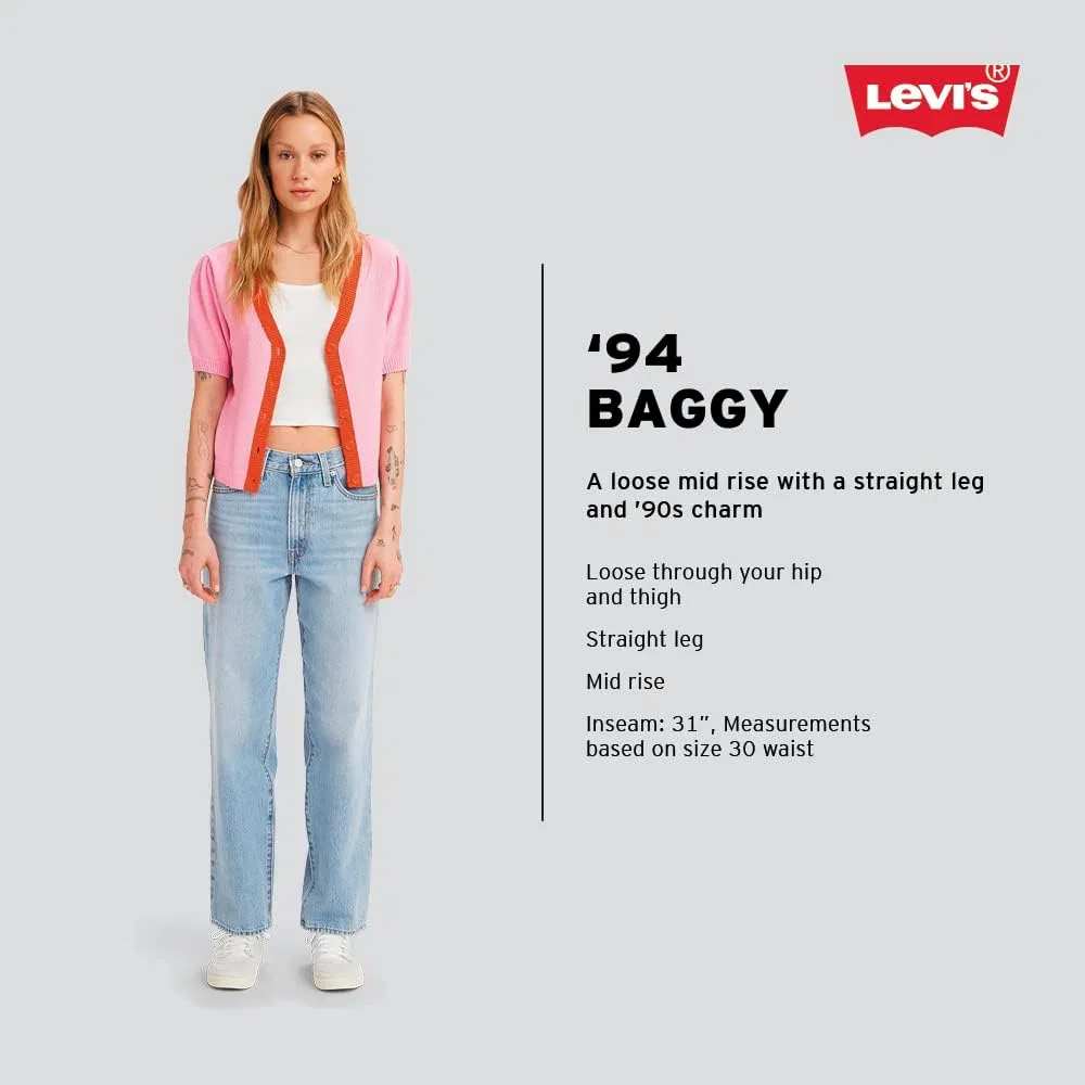 Женские джинсы Levi's 94 Baggy Twisted Jean, голубой — фото 4