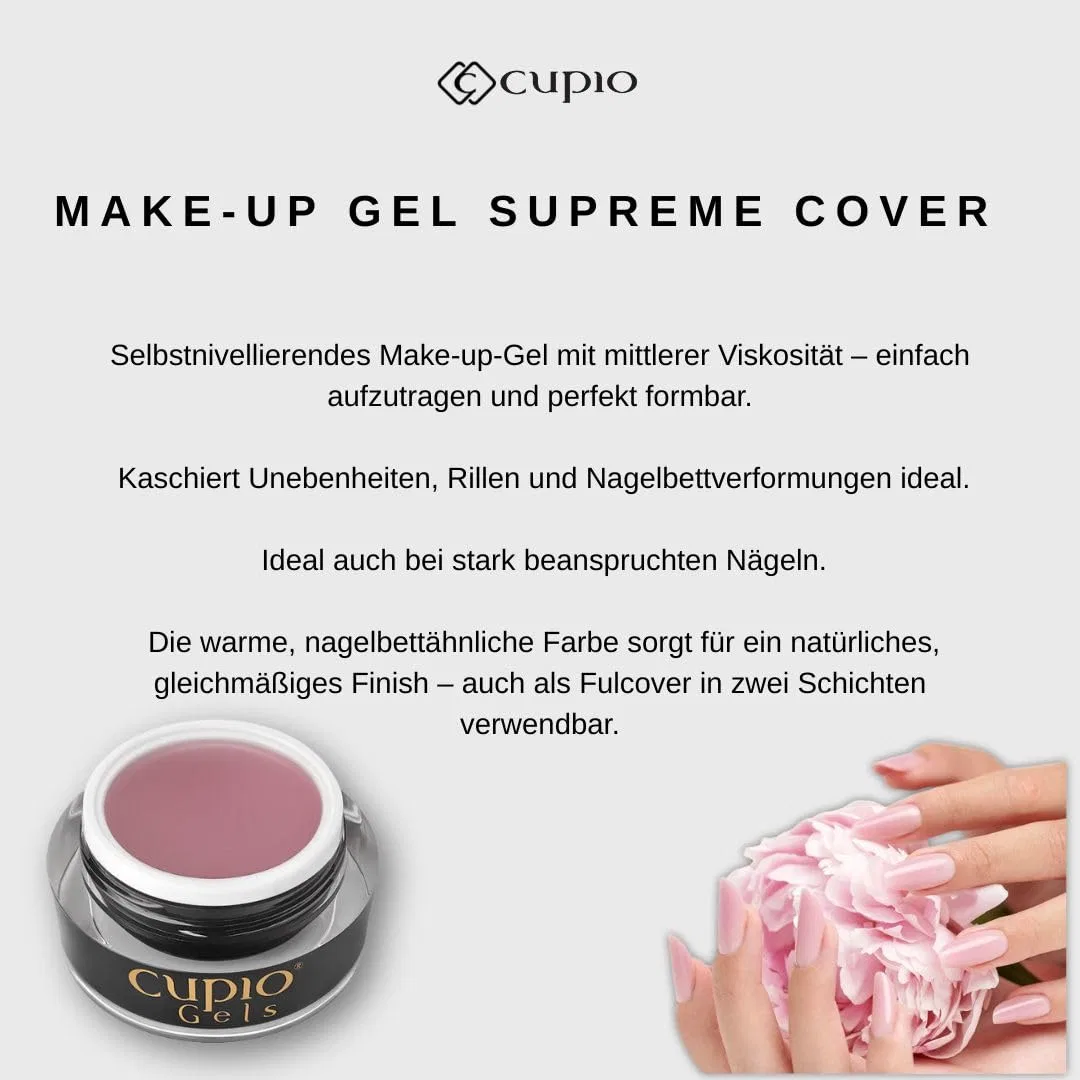 Гель для наращивания ногтей Cupio Make Up Gel Supreme Cover Gel 15 мл Cupio — фото 2