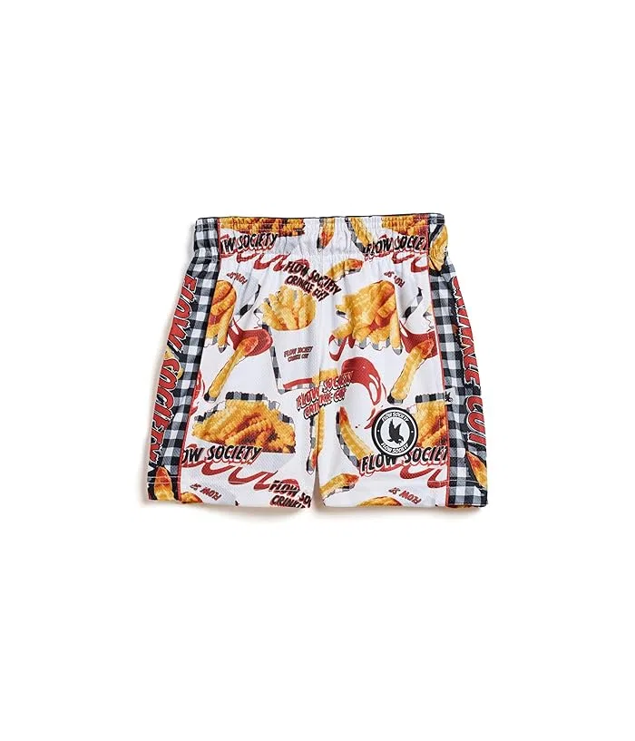 Шорты Crinkle Cut Fries Mid-length FLOW SOCIETY, White