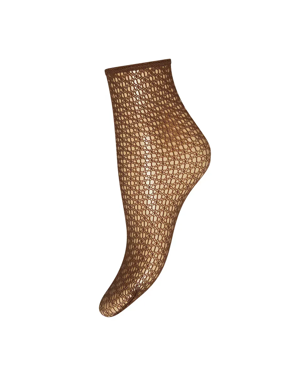 

Женские короткие носки с графическими принтами Wolford, темно-коричневый