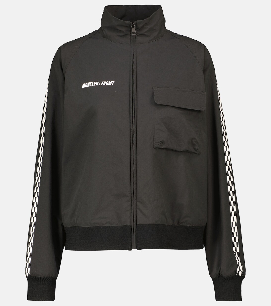 

Спортивная куртка с логотипом MONCLER GENIUS, черный