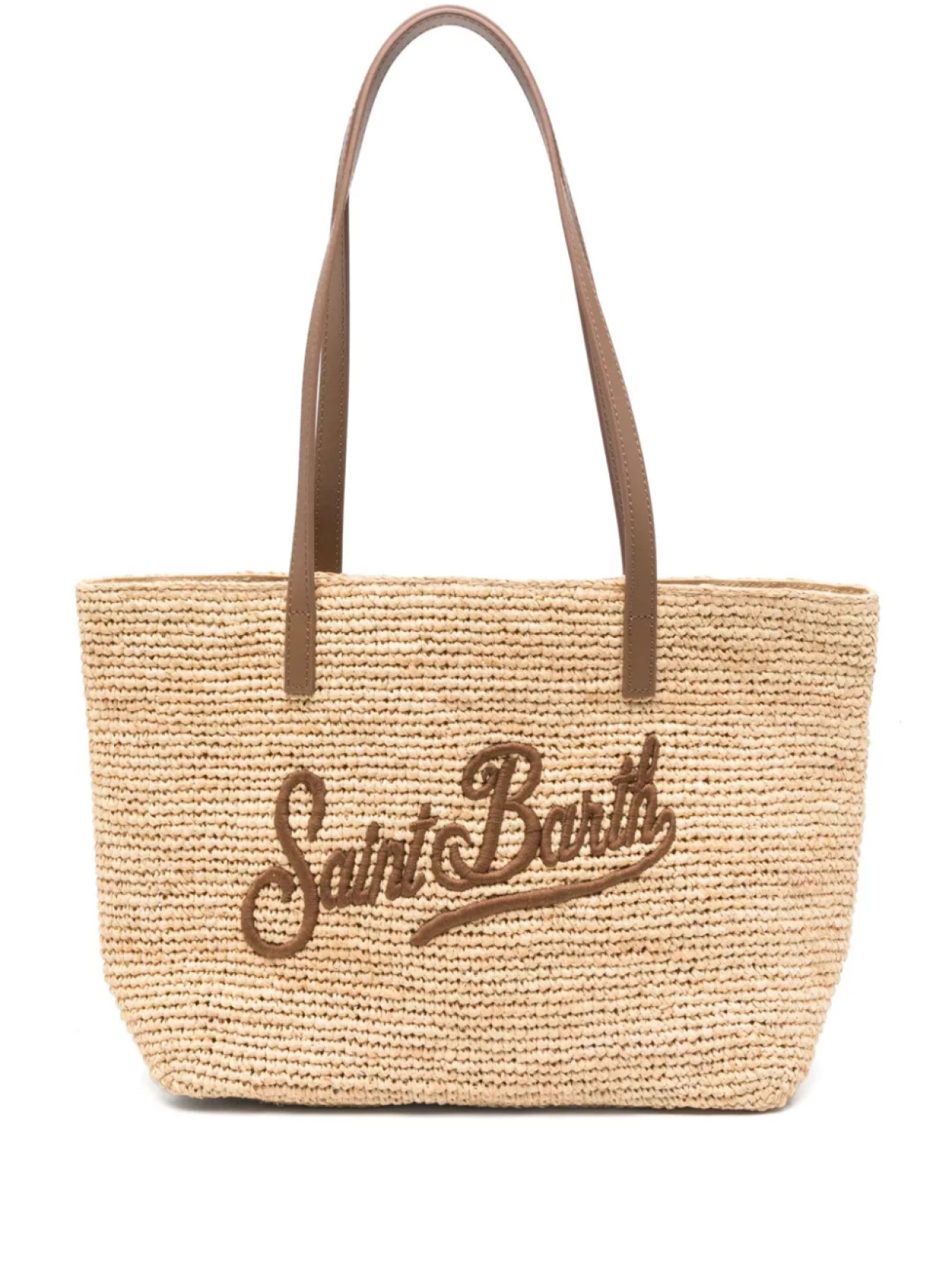 

MC2 Saint Barth сумка на плечо из рафии, нейтральный