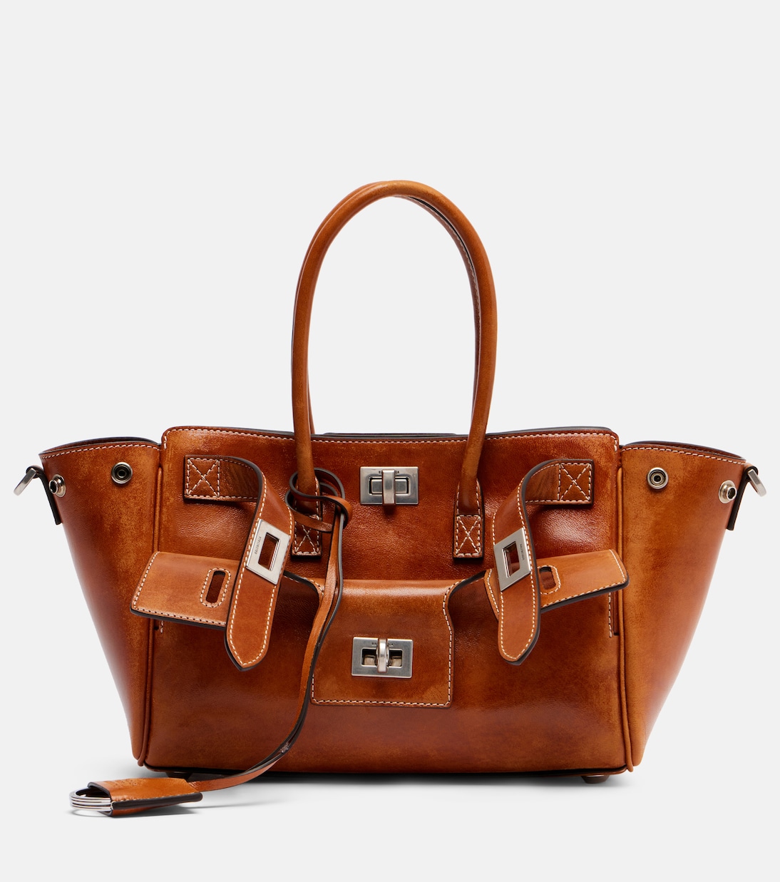 

Сумка-тоут Bel Air Mini из кожи Balenciaga, Tan Cowboy