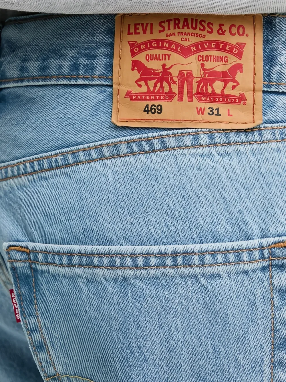 Джинсовые шорты 469 с нашивкой-логотипом Levi'S, синий — фото 4