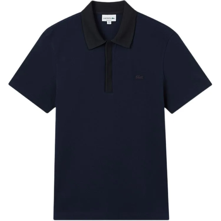Поло с аппликацией из хлопка LACOSTE, BE4/Navy Blue/Black