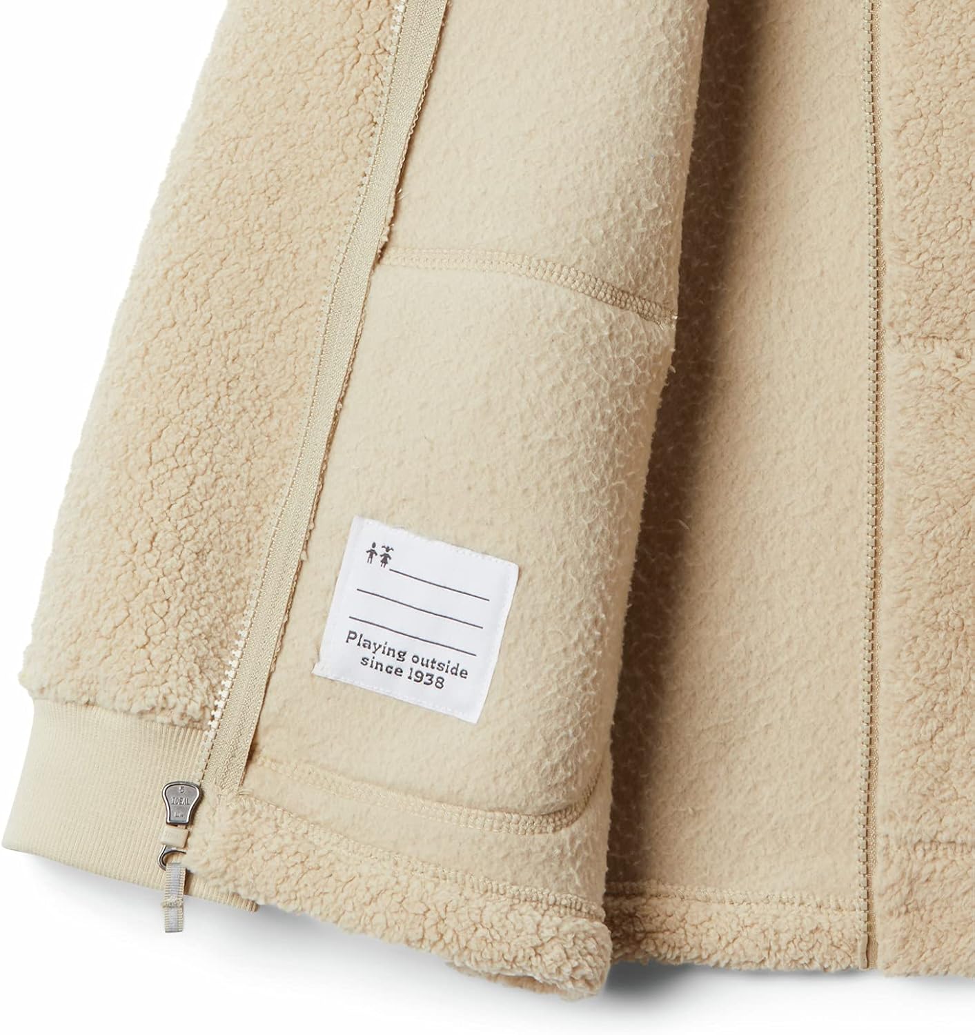 Columbia Unisex Baby Rugged Ridge II Sherpa Full Zip, Ancient Fossil — фото 3
