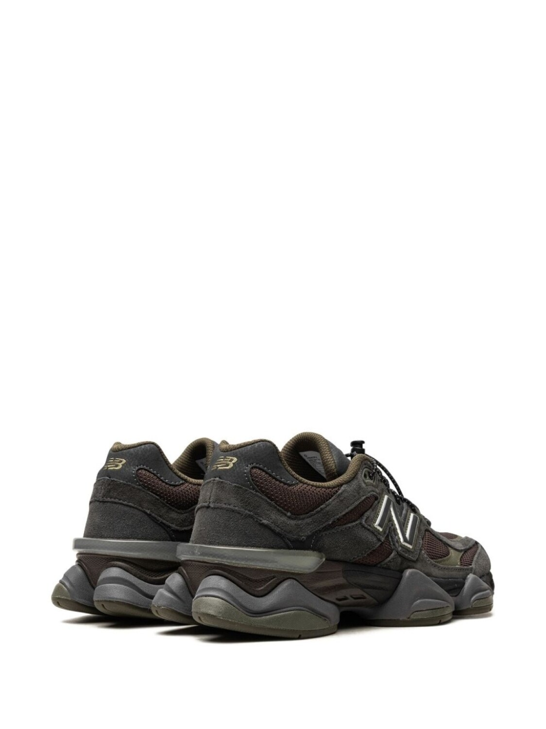 New Balance кроссовки 9060 Blacktop/Dark Moss/Black, коричневый — фото 3