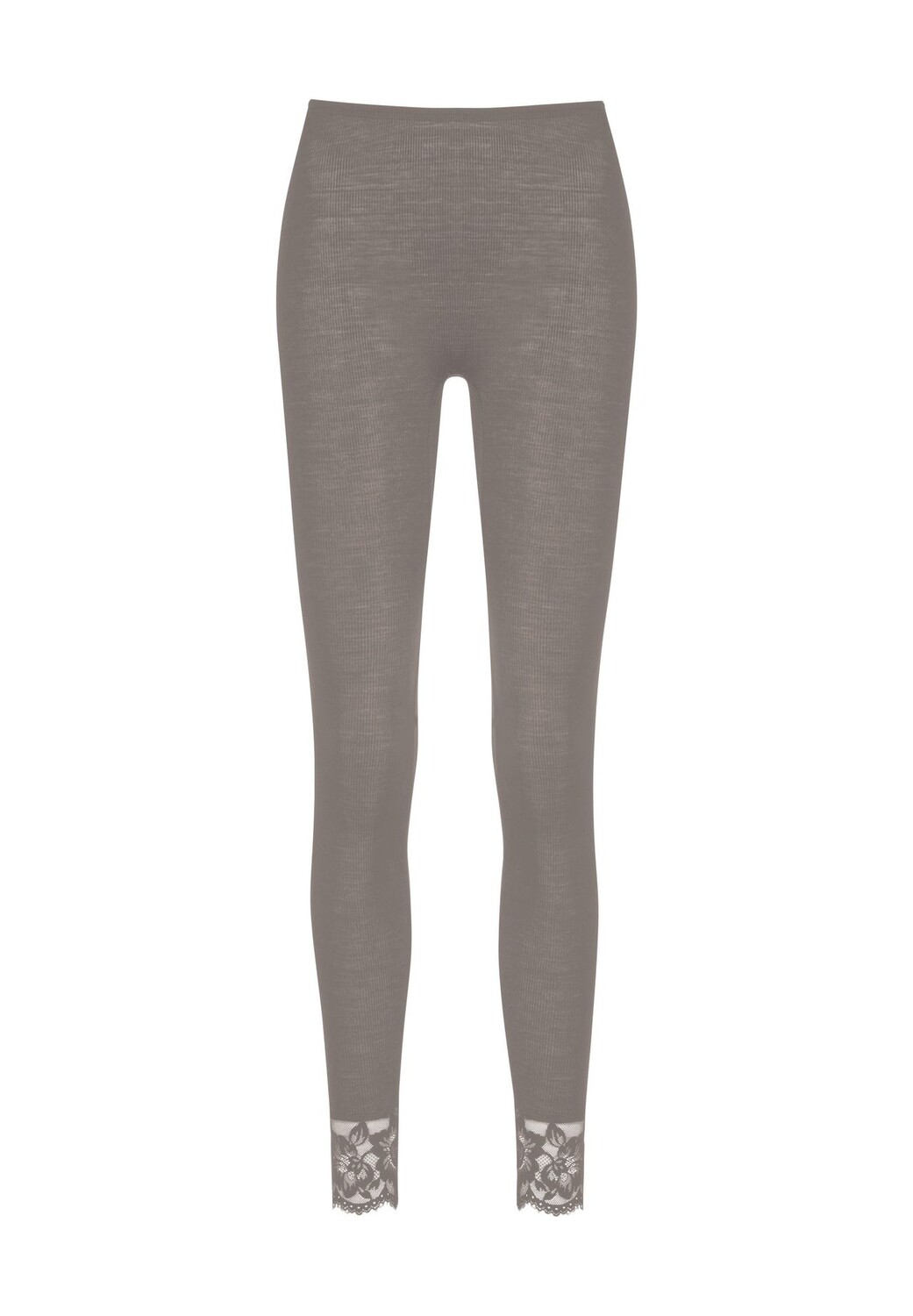 

Брюки, длинные, удобный пояс, кружево, женские mey, цвет Deep Taupe