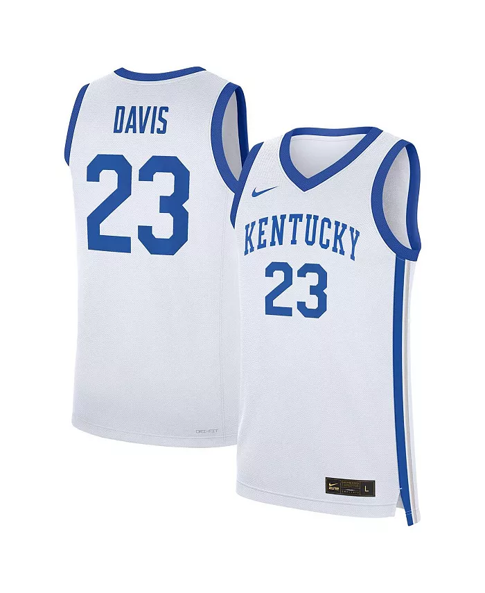 

Мужская баскетбольная майка Anthony Davis White Kentucky Wildcats Performance Replica Nike