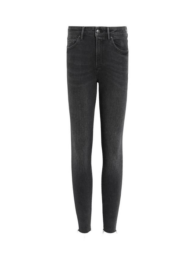 Джинсы пуш-ап из органической хлопчатобумажной смеси miller AllSaints, цвет Nearly Black — фото 4