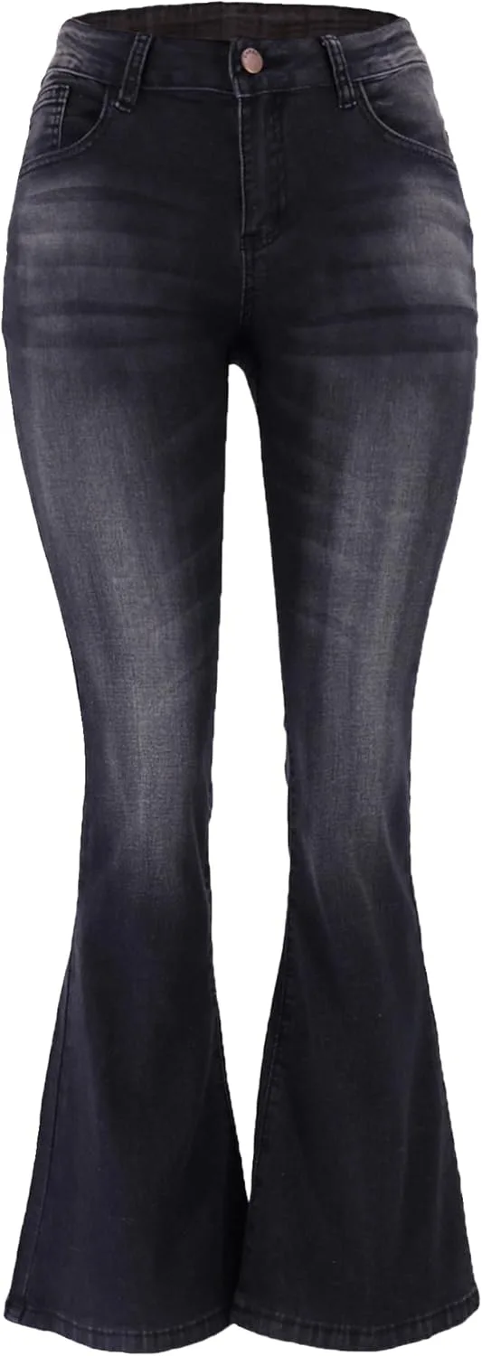

Atditama Relaxed Straight Leg Stretch Jeans для женщин Mid Rise Bootcut