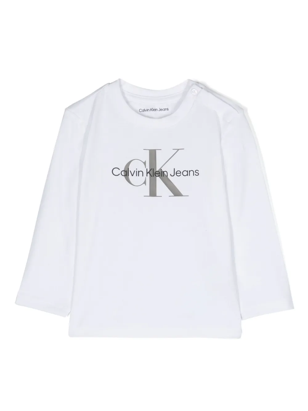 

Футболка с логотипом Calvin Klein Kids, белый