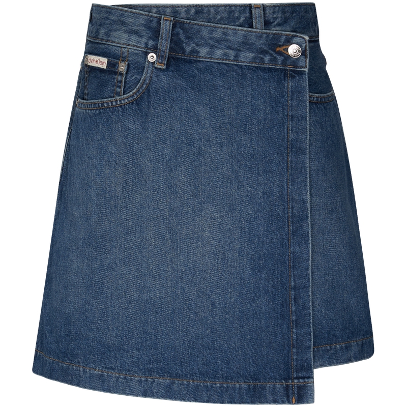 

Джинсовая короткая юбка Women's Calvin Klein, синий