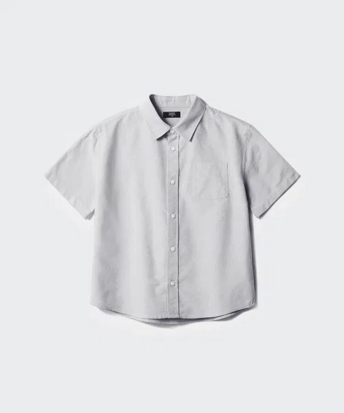 Детская оверсайз рубашка MUSINSA STANDARD KIDS с коротким рукавом — фото 2