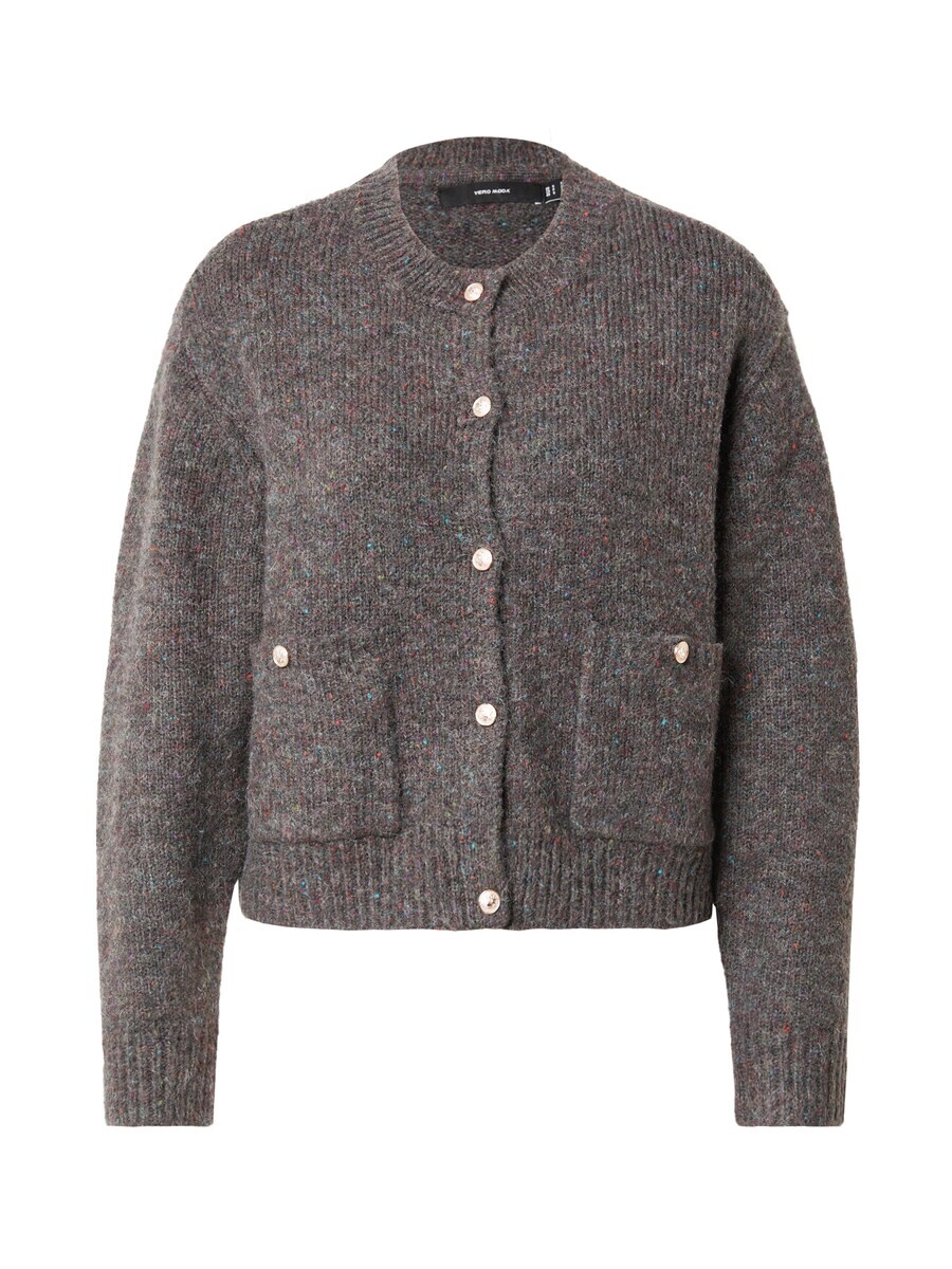 

Вязаный кардиган VERO MODA Knit Cardigan VMCONTIGO, пятнистый серый