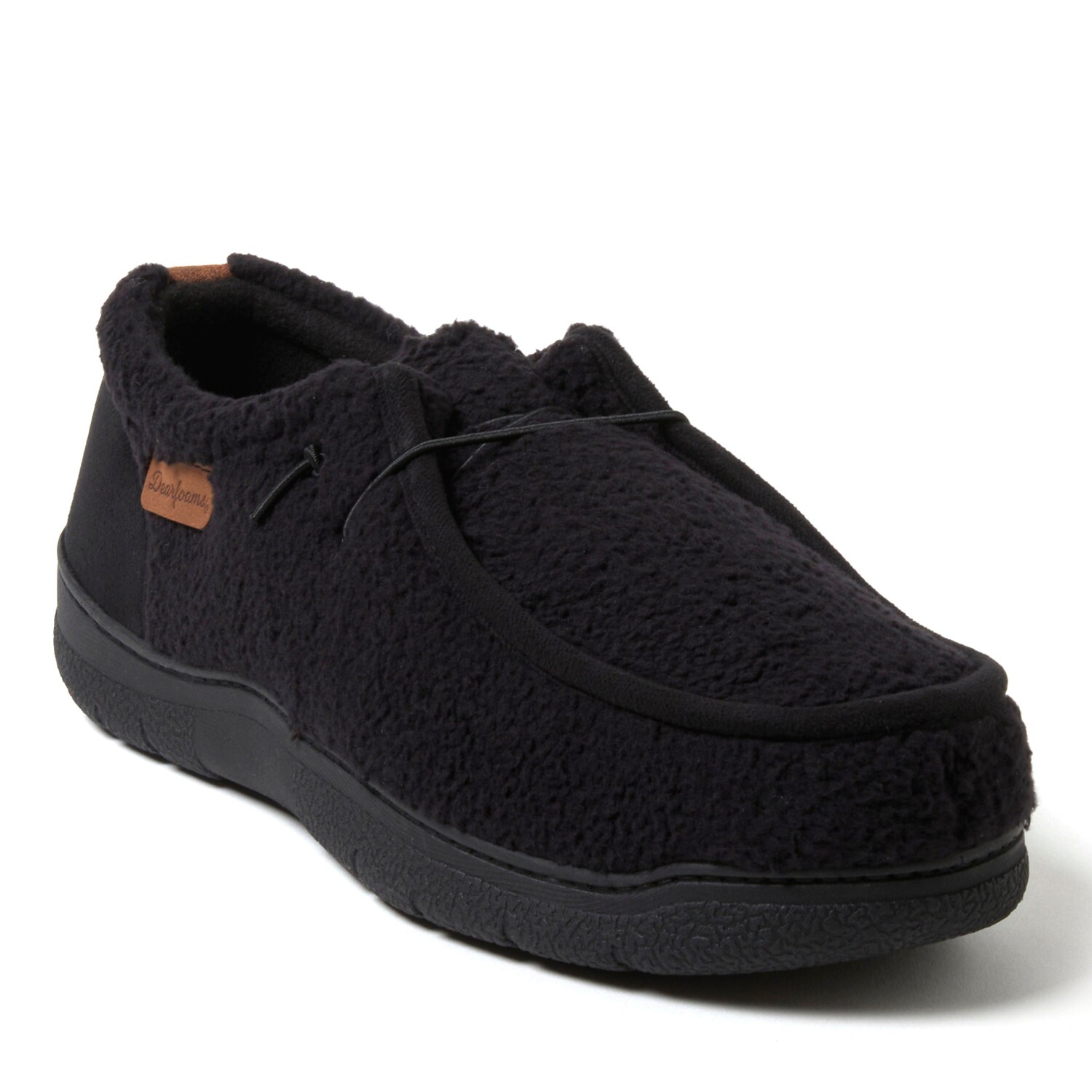 

Мужские кроссовки Dearfoams Bennett Chukka с закрытой спиной, цвет Black/Black