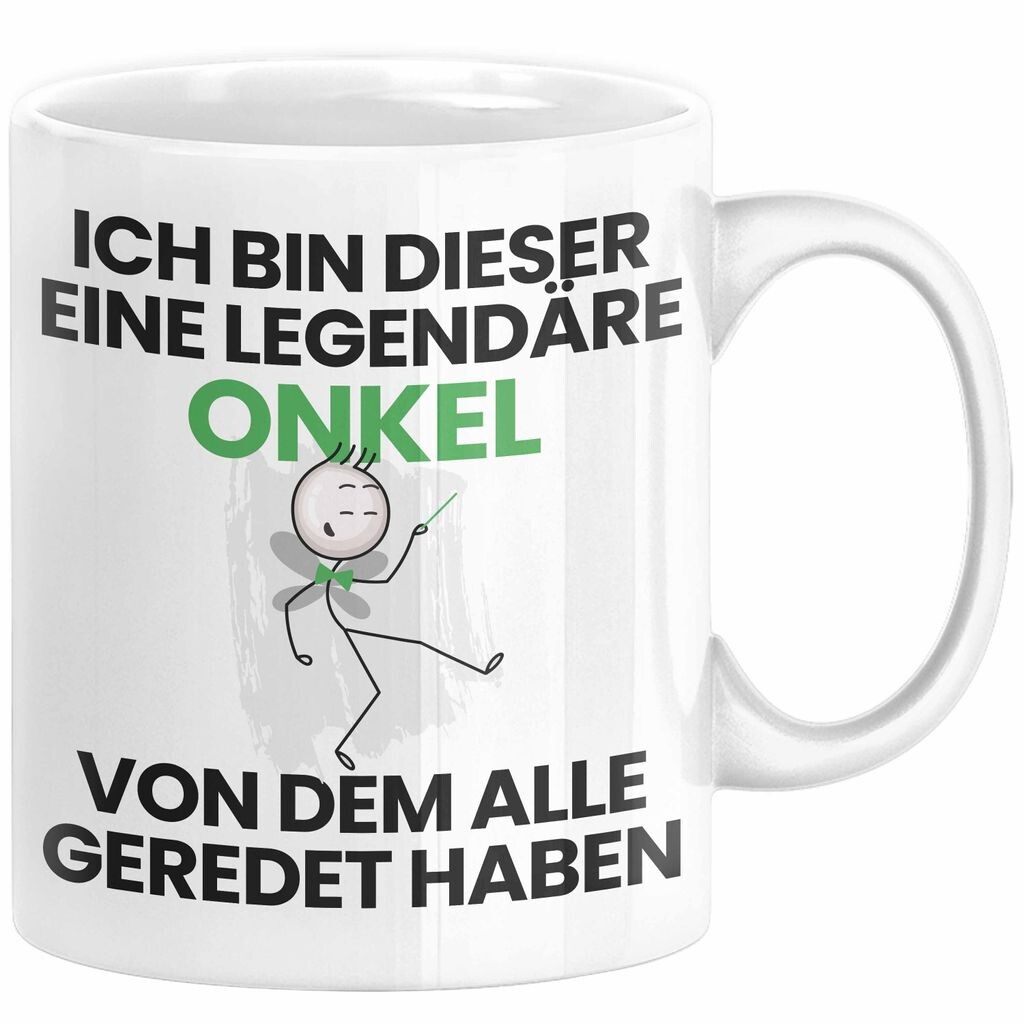 

Подарочная кружка для дяди. Забавная идея подарка на день рождения для дяди. Я этот легендарный дядя. Все говорили о кофейной кружке (белой) Trendation, белый