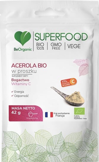 

Medicaline, BeOrganic, органический порошок ацеролы, 42 г