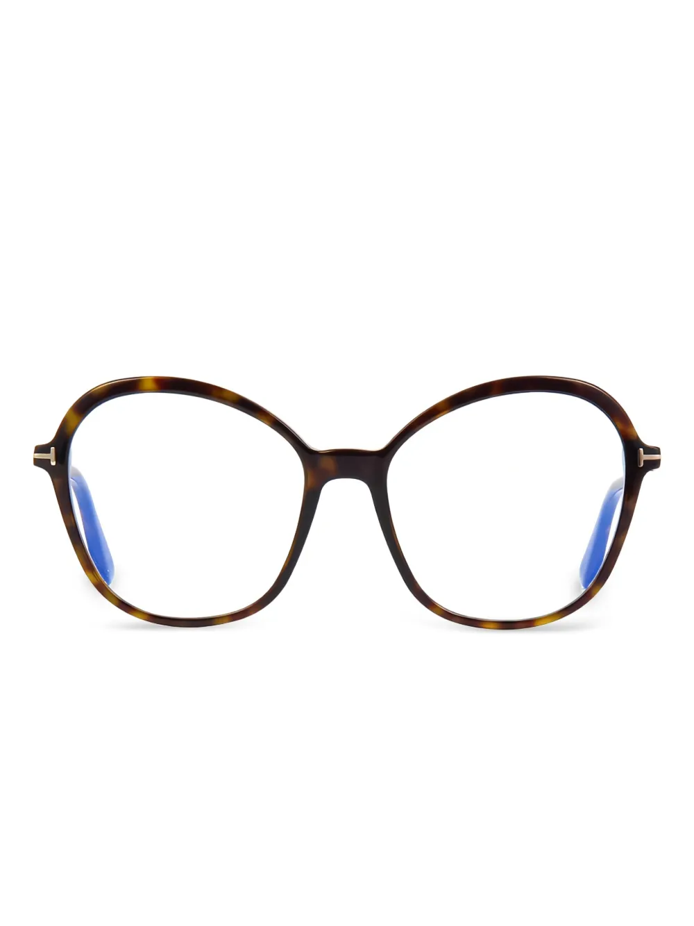 

Солнцезащитные очки в массивной оправе TOM FORD Eyewear, коричневый