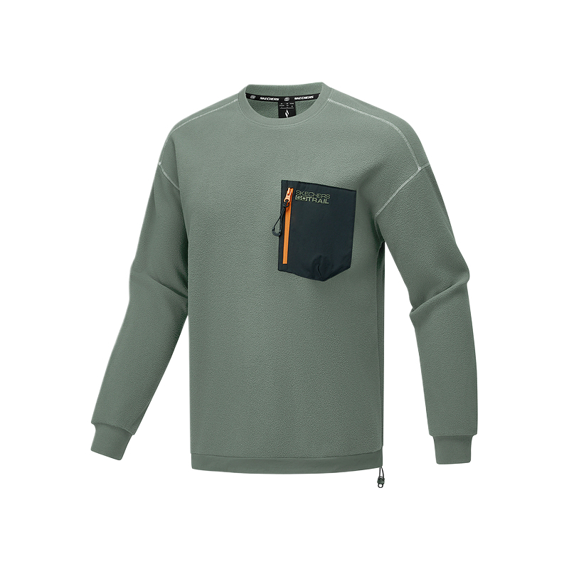 

Горная и дикая серия худи унисекс Skechers, зеленый