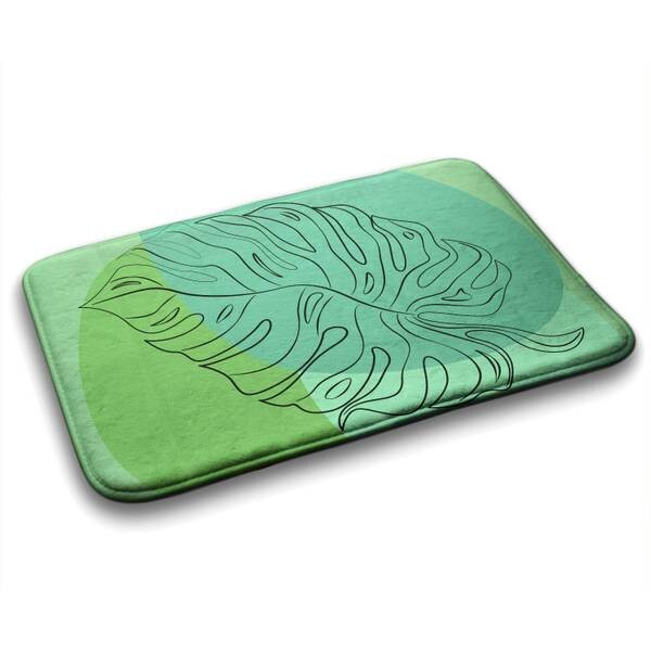 

Коврик для ванной Tulup Monstera Blätter, 90x1x90 см, зеленый
