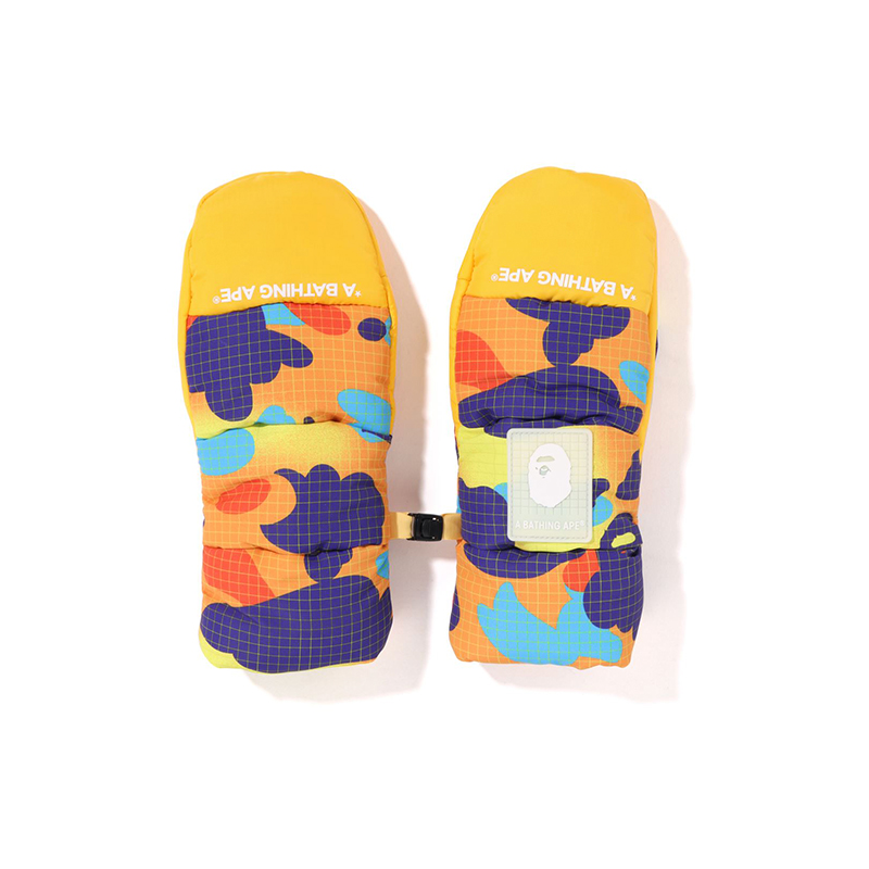 

A BATHING APE Детские перчатки из полиэстера, Multicolor MLX