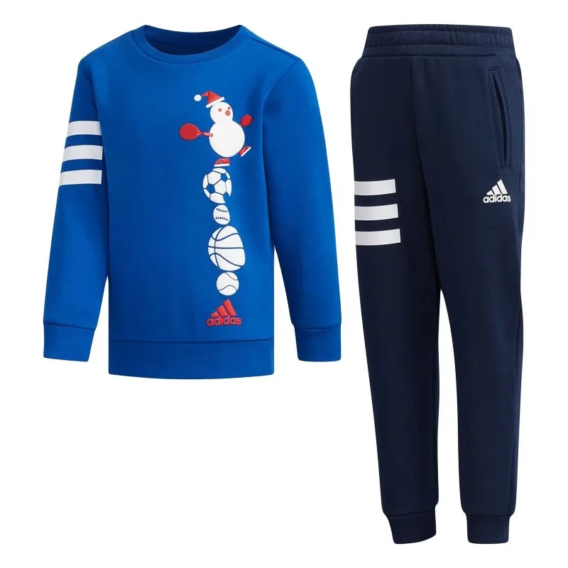Повседневная спортивная одежда для детей 3-7 лет Adidas, Collegiate Blue Top+College Navy Pants