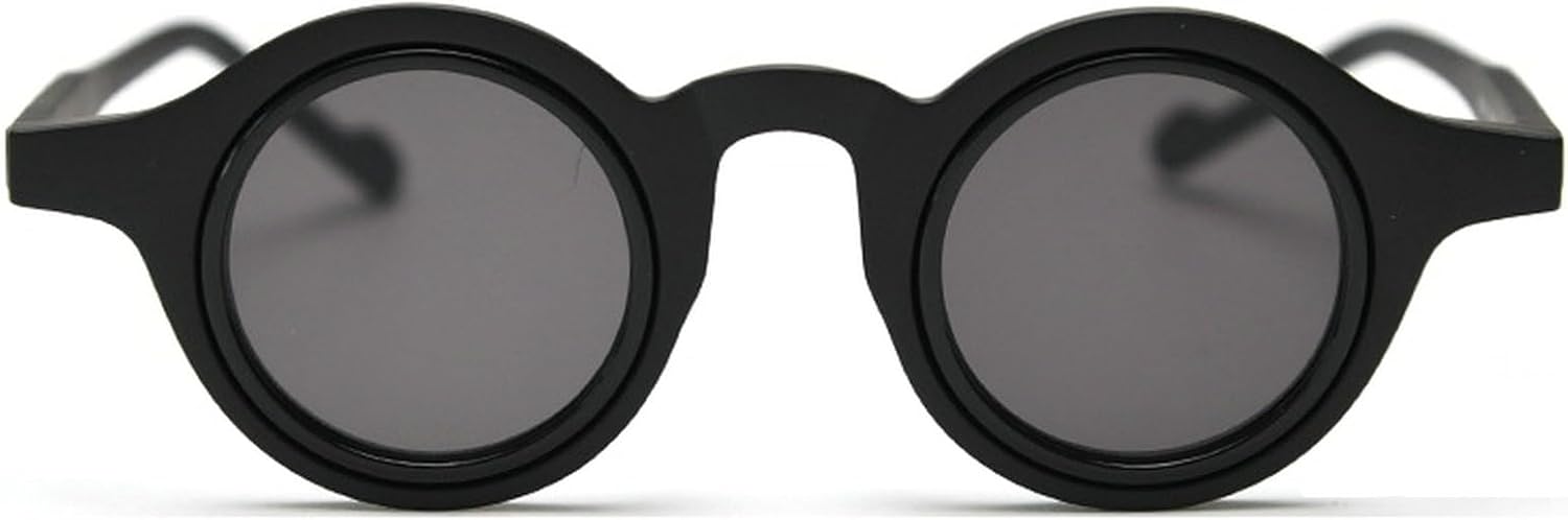 

Ретро маленькие круглые солнцезащитные очки для женщин и мужчин, модные женские солнцезащитные очки с леопардовым принтом, защита от УФ-излучения UV400, мужские трендовые панк-солнцезащитные очки mincl, Black