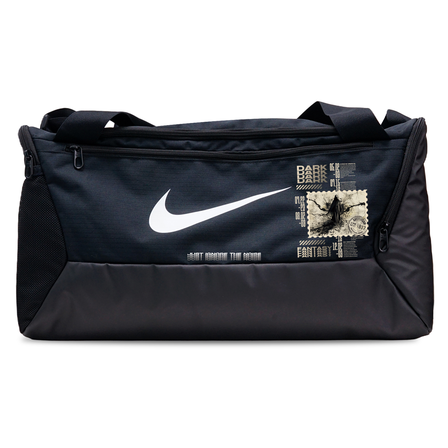 

Nike Тканевая баскетбольная сумка, Ink Splatter Bleach