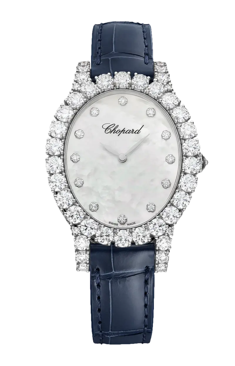 

L'heure du diamant oval 40 x 34 мм, механический, белое этичное золото, бриллианты - 139383-1223 CHOPARD