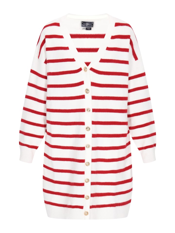 

Спортивная куртка DreiMaster Maritim, цвет offwhite red stripe