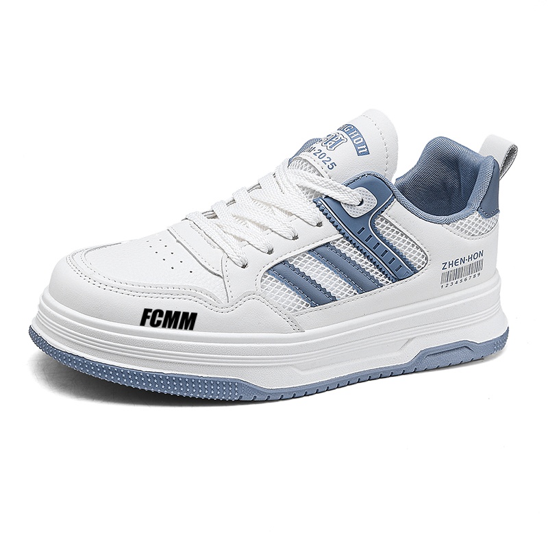 

Дышащие повседневные детские кроссовки для подростков FCMM, белый/синий