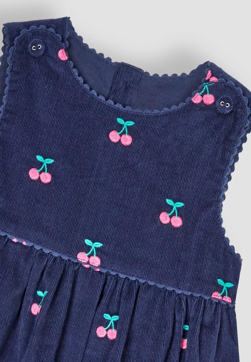 

Платье-блузка CHERRY EMBROIDERED, REGULAR FIT JoJo Maman Bébé, синий