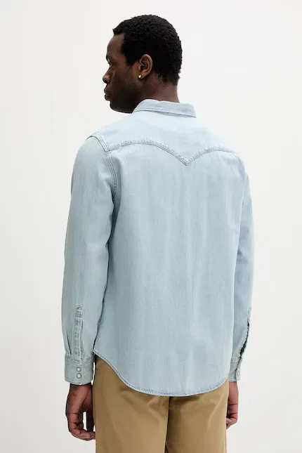Рубашка джинсовая Barstow Western Standard Levi's, синий — фото 3