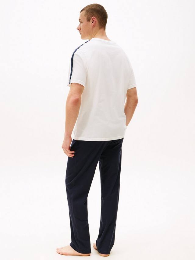 Хлопковая футболка Regular Fit с коротким рукавом и логотипом Tommy Hilfiger, Ecru — фото 2