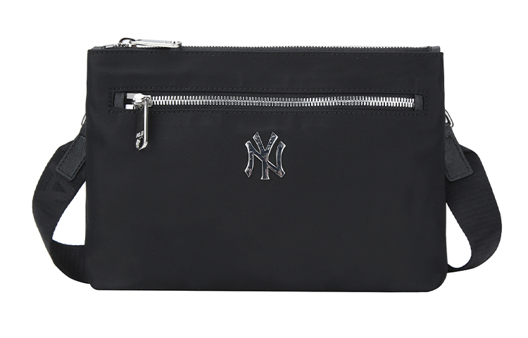 

MLB Нейлоновая комбинированная сумка Плечевая сумка Сумка через плечо Унисекс черная