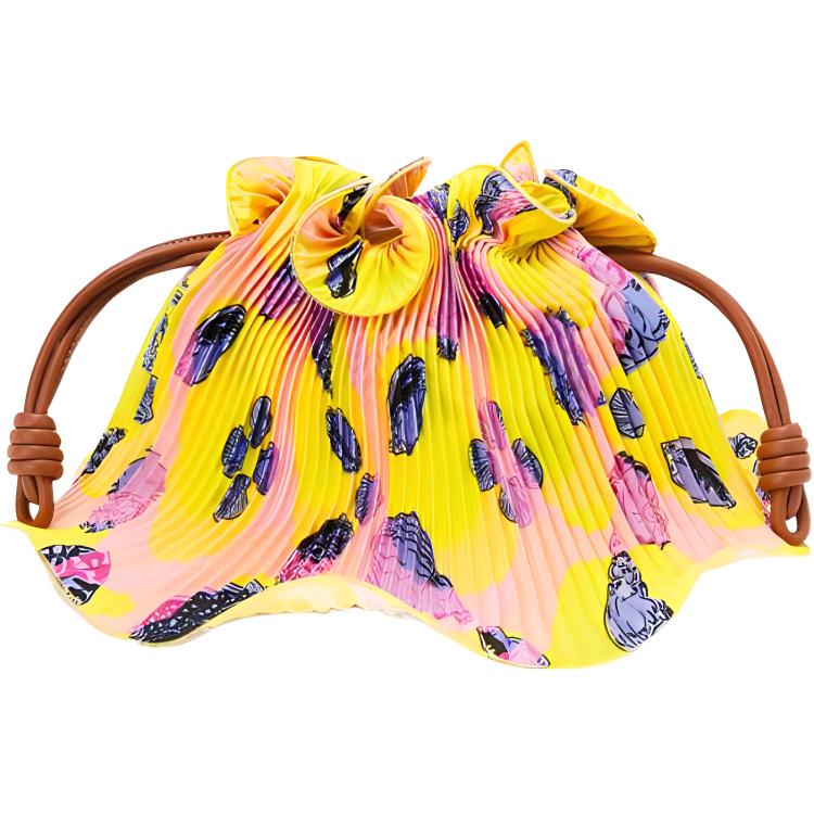 

Мини-клатч Flamenco из коровьей кожи для женщин LOEWE