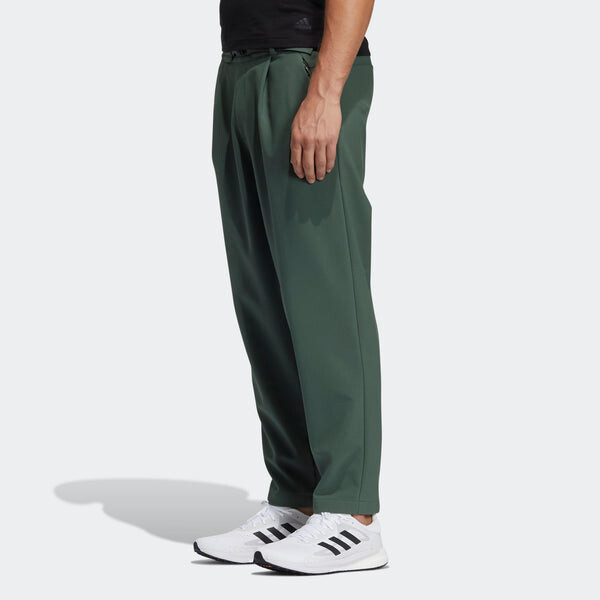 Повседневные брюки wj pnt wv теплые однотонные свободные спортивные брюки athleisure casual Adidas, зеленый — фото 4