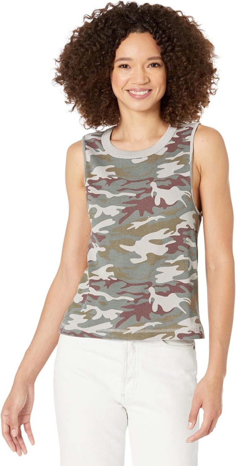 

Топ Chaser Recycled Vintage Rib Muscle Tank, цвет Desert Camo