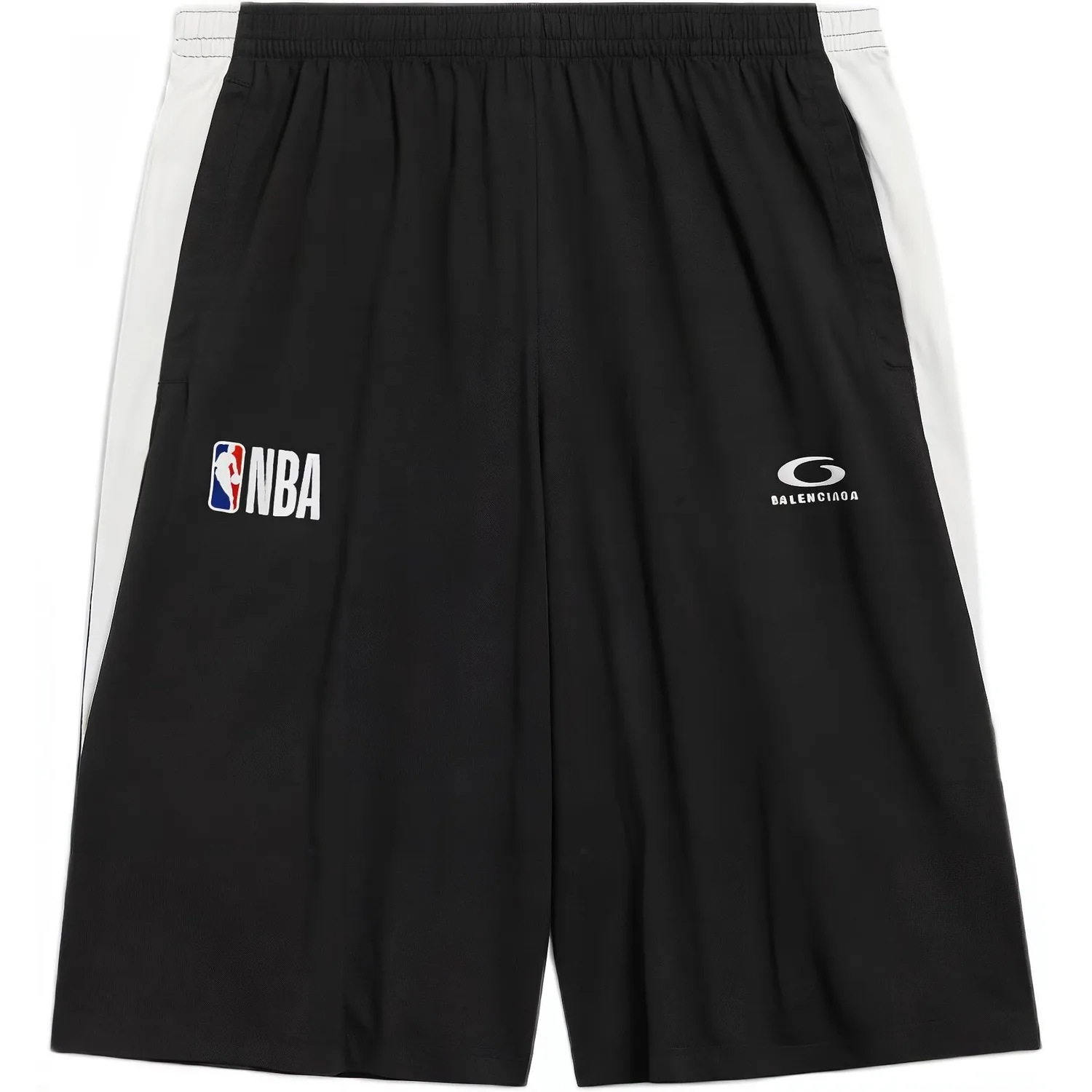NBA Casual Shorts Loose Fit мужские Balenciaga, черный