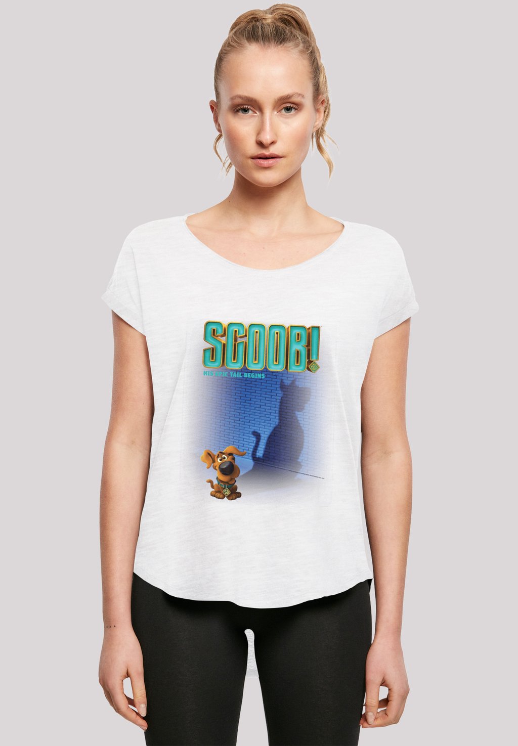 

Футболка с принтом SCOOBY DOO MOVIE POSTER F4NT4STIC, белый