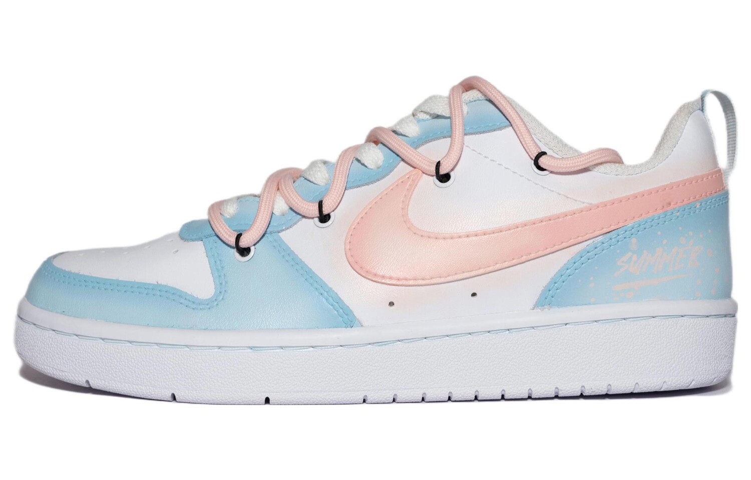 

Женские кроссовки для скейтбординга Nike Court Borough, Blue/Pink