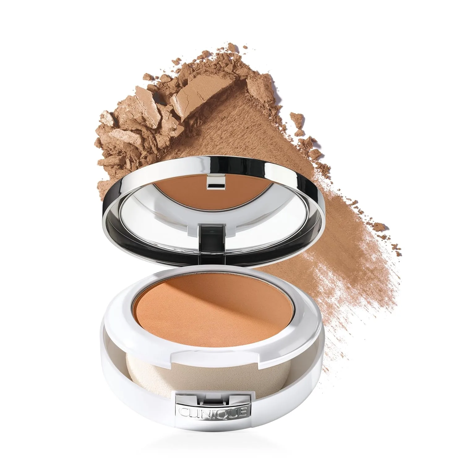 Clinique Beyond Perfecting Powder - легкая пудра с полным покрытием, тональный крем и консилер для сухой, комбинированной и жирной кожи., AK Beige 15