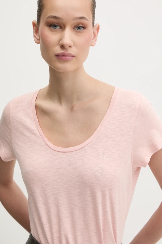 

Футболка Superdry, розовый