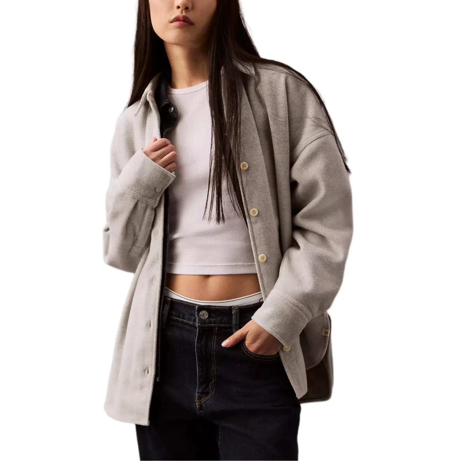 

Calvin Klein Куртка женская Хизер, Heather